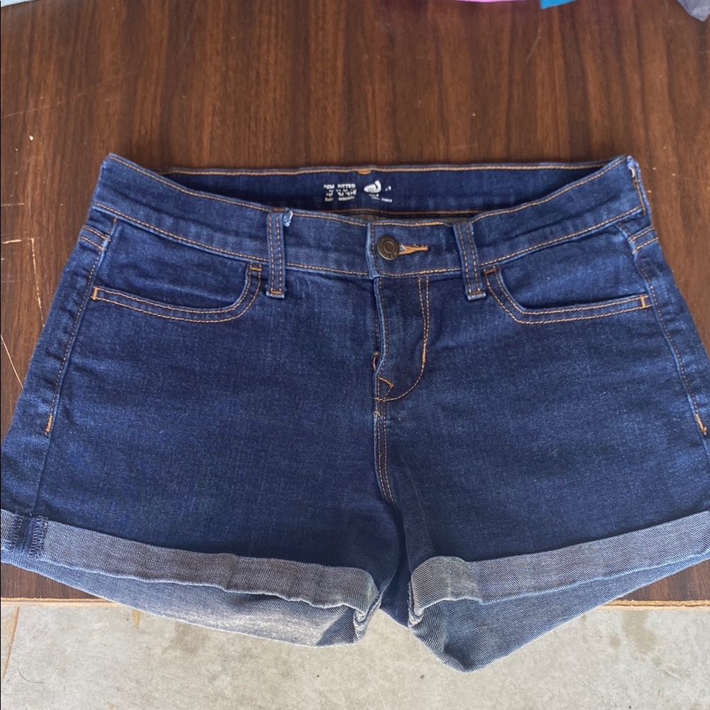 Old Navy Blue Jean Shorts with Rolled Hems